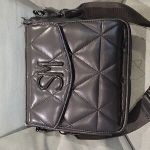 Black Quilted Men's Bag